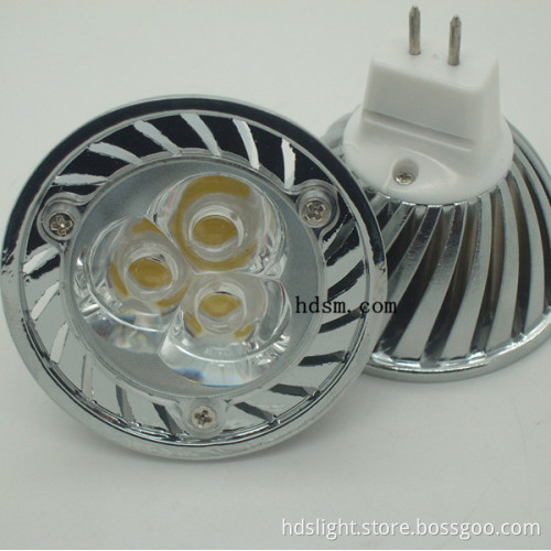12V 24V MR16 Lampara LED GU 5.3 3W
